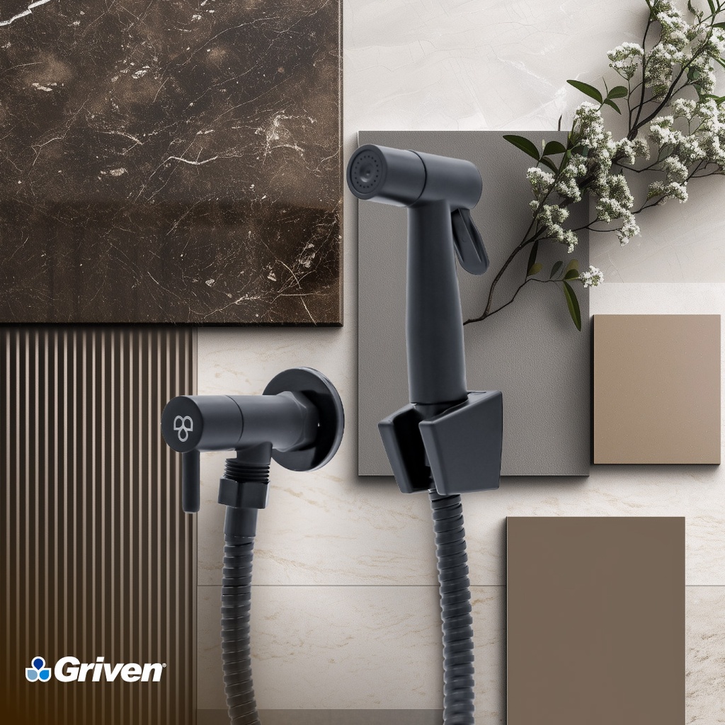 Juego de Ducha Tipo Bidet GRIVEN Black Series