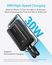 ANKER Zolo Power Bank 10,000mAh 35W Fast Charging with Dual Built-in Cables