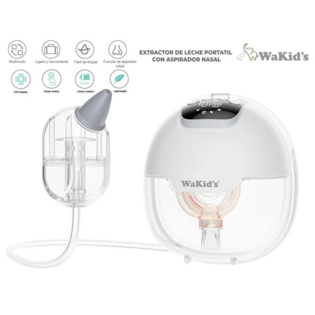 Extractor de Leche y Aspiradora Nasal WAKID'S