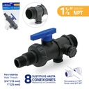 Multiconector para Tanque de Agua 1-1/2" GRIVEN