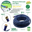 Manguera Reforzada para Agua 5/8" X 50ft GRIVEN