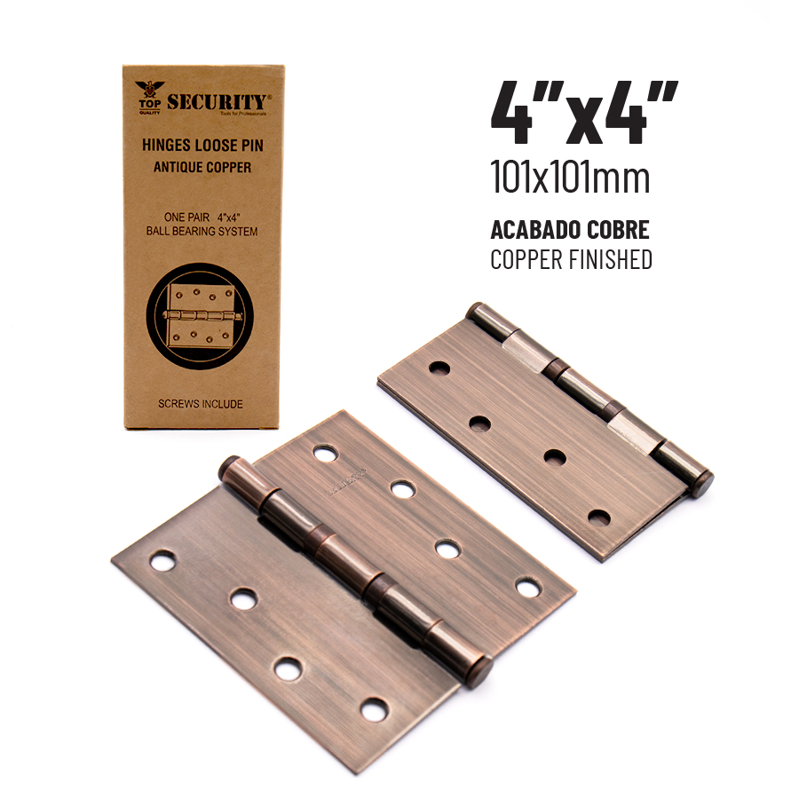 Bisagra para Puerta 4 X 4" SECURITY
