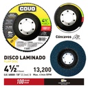 Disco de Lija Flap 4-1/2" #100 COVO