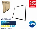 Lampara Panel Led Cuadrada para Empotrar 40W