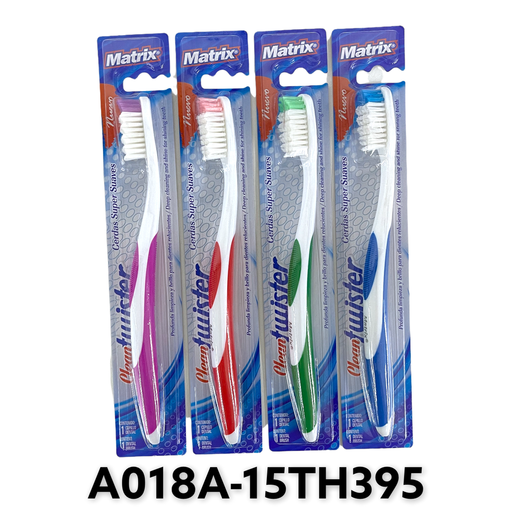 Cepillo Dental Clean Twister 12pza MATRIX