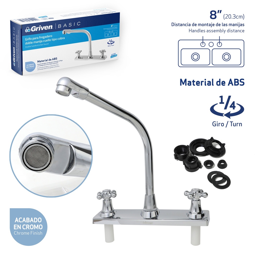 Grifo Central para Lavaplatos GRIVEN