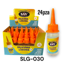 Goma Silicona 30ml SAV 24pza