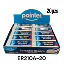 Borrador Blanco POINTER 20pza