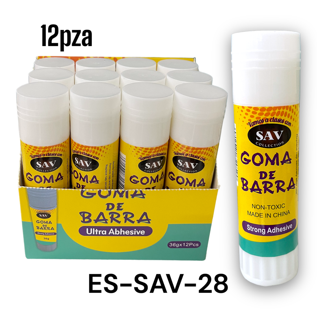 Goma de Barra 36g SAV 12pza