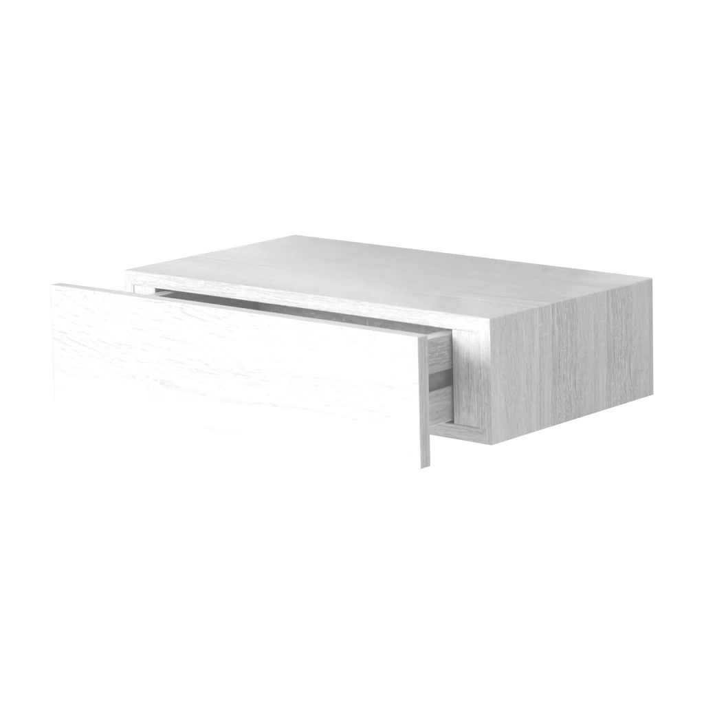 Repisa Flotante con Gaveta Gris Claro KENNEDY