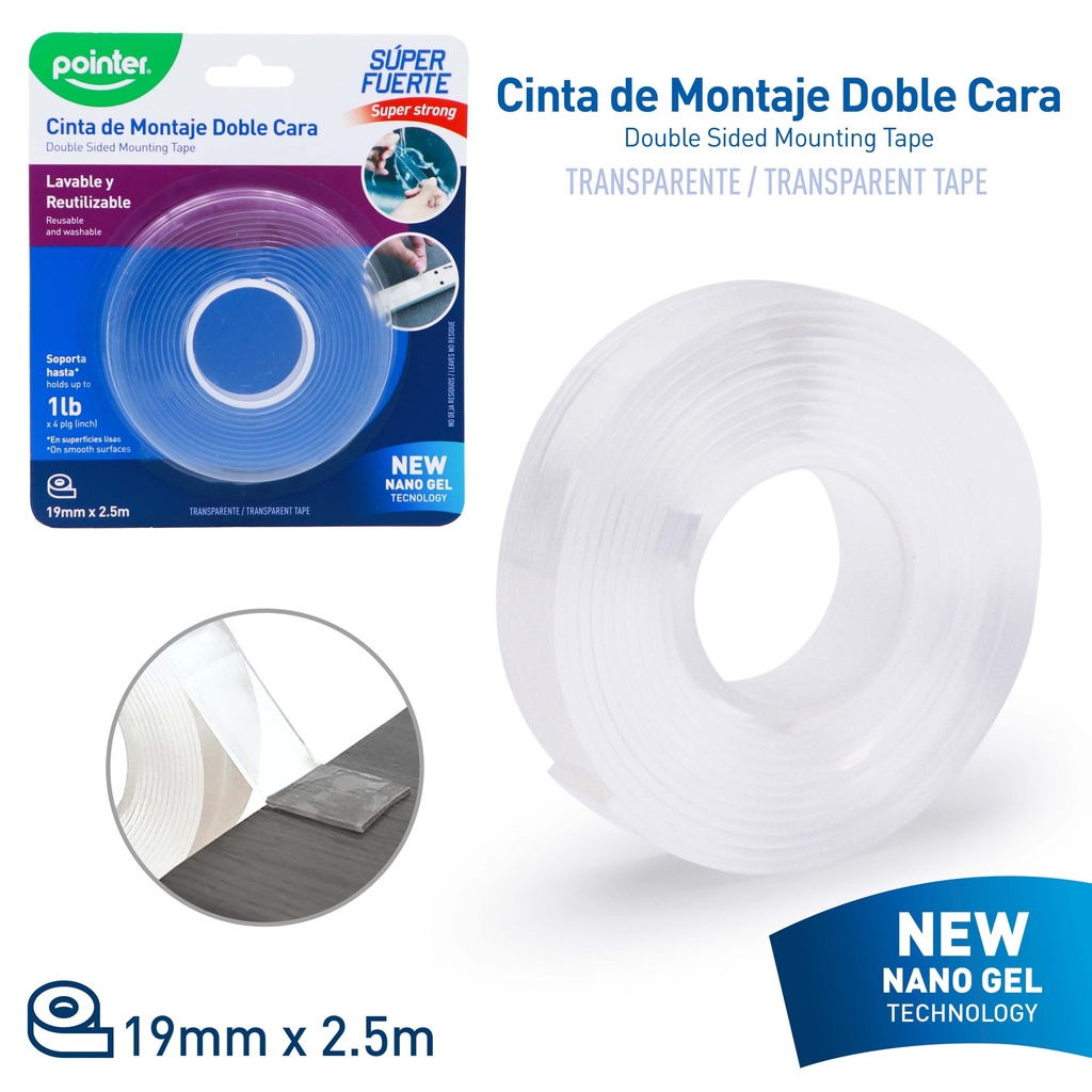 Cinta De Montaje Doble Cara POINTER