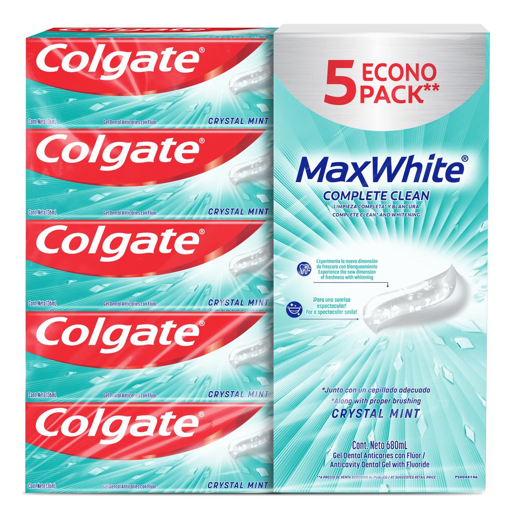 5-Pack Colgate MaxWhite 680ml