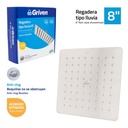 Regadera para Ducha Cabeza Cuadrada 8" GRIVEN