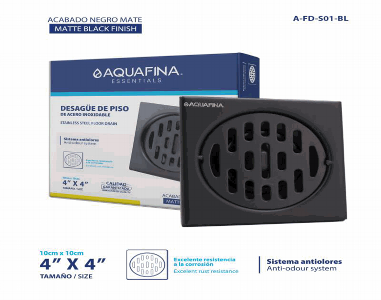 Desague de Piso 4" AQUAFINA