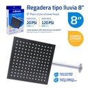 Regadera Tipo Lluvia 8" GRIVEN