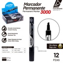 Marcador Permanente 3000 12pza POINTER