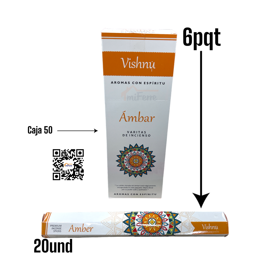 Incienso Ambar VISHNU SAV