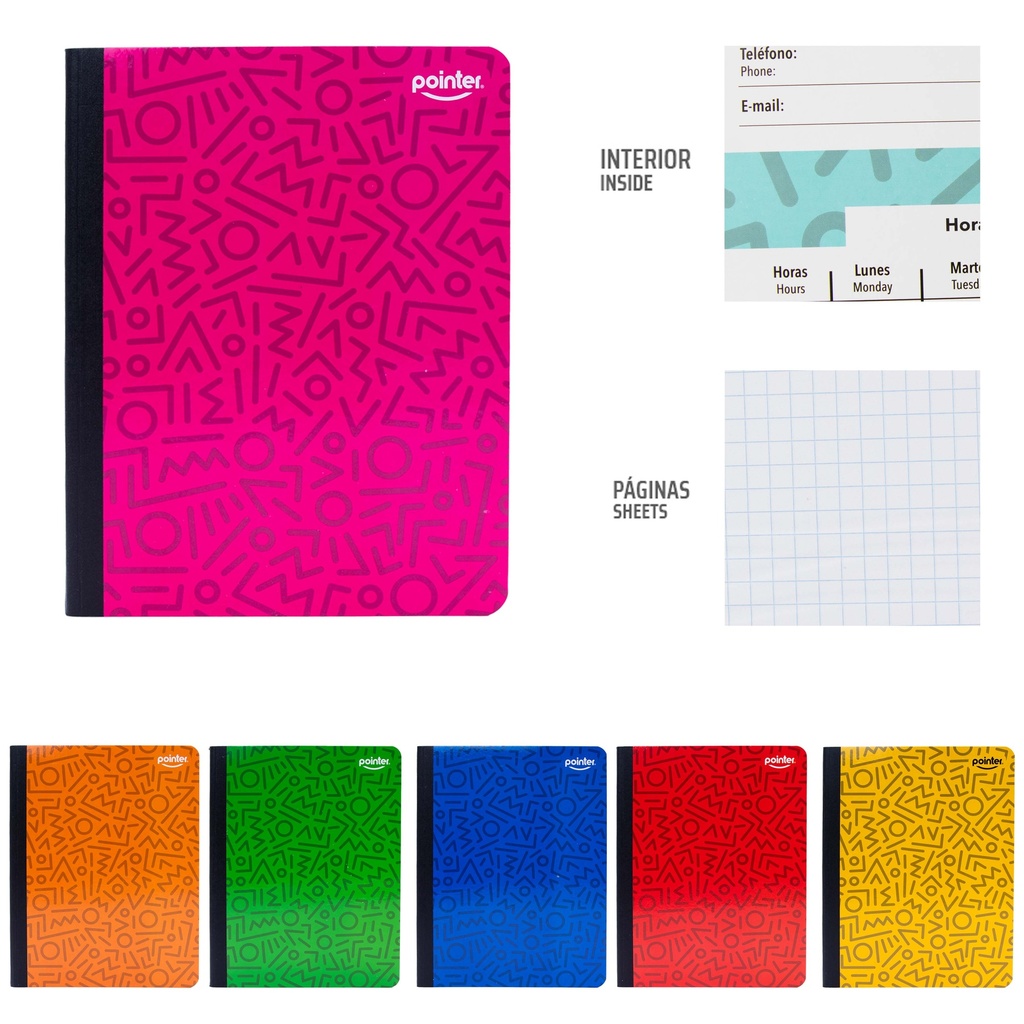 Cuaderno Cosido de Cuadrito 200pag POINTER