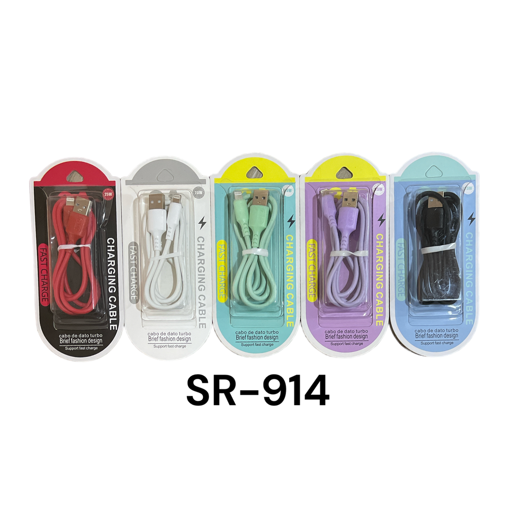 Cable USB IOS SAV Carga Rapida 12pza