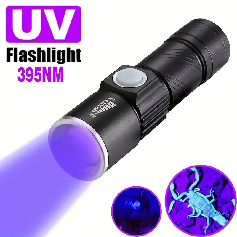 Linterna Ultravioleta Recargable
