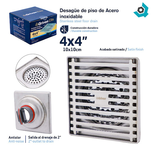 Desague de Piso Anti-Olor GRIVEN Elite