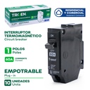Breaker Sencillo 60A TROEN 10pza
