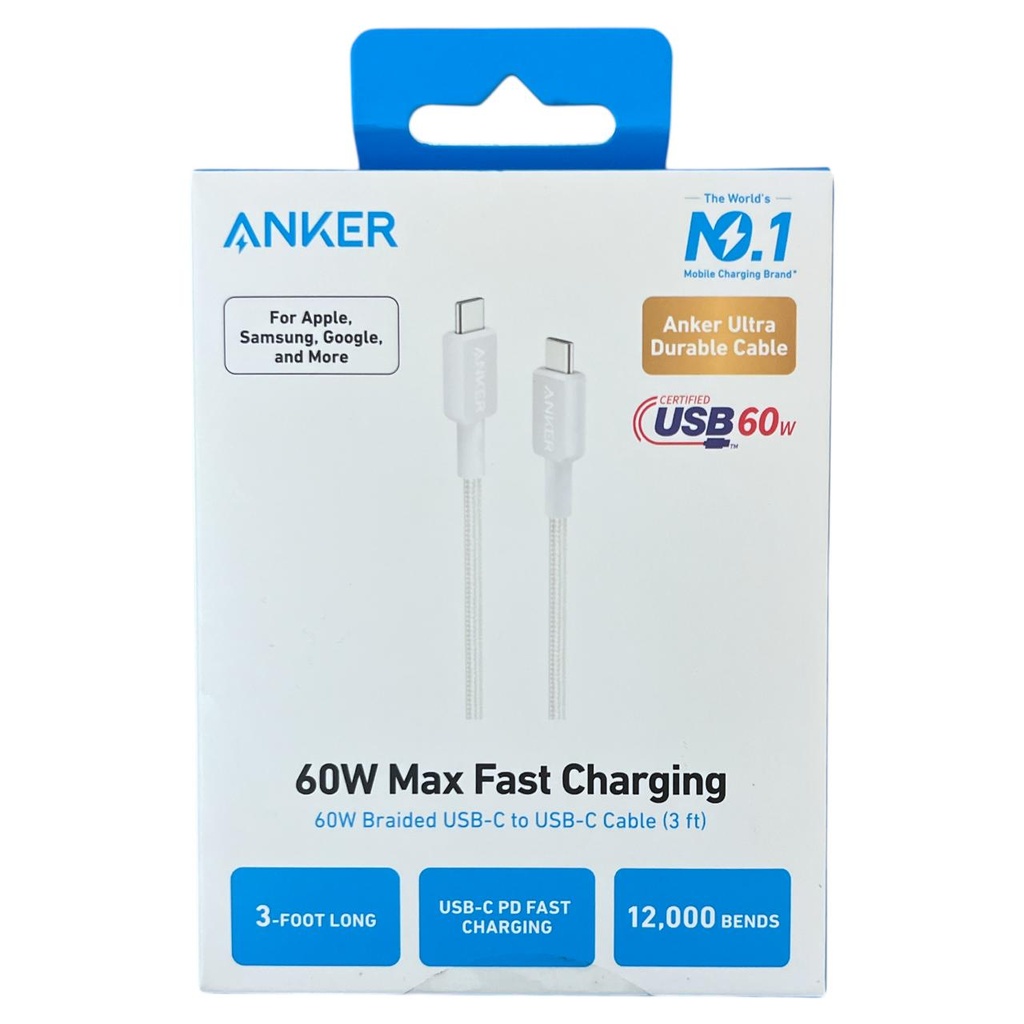 Cable USB C 3ft ANKER