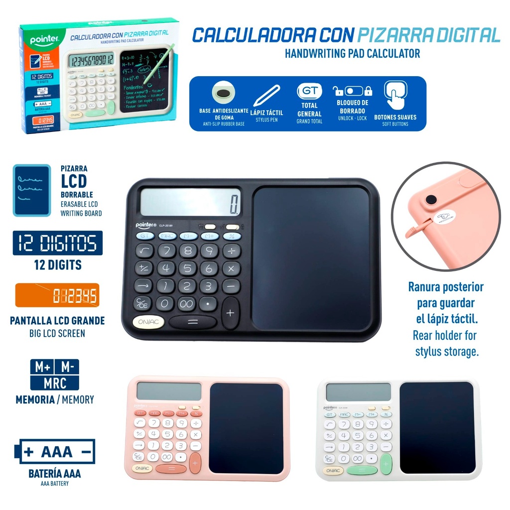 Calculadora con Pizarra Digital POINTER