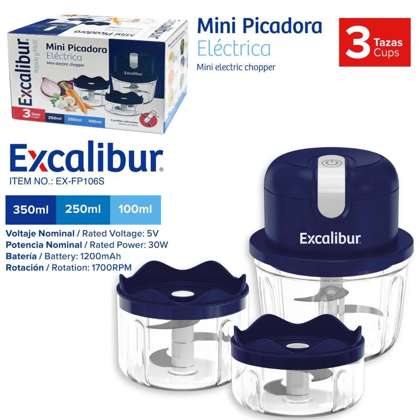 Mini Picadora Electrica EXCALIBUR