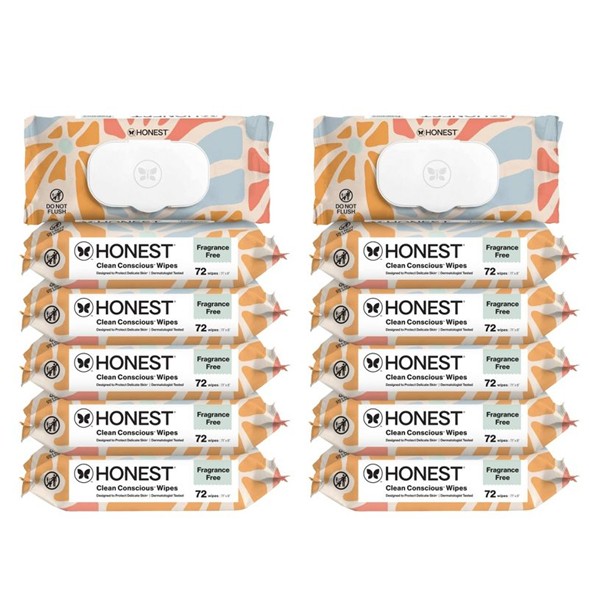 HONEST Wipes 72ct