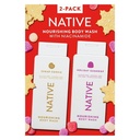 NATIVE Nourishing Body Wash Holiday Variety Pack 18oz (532ml)