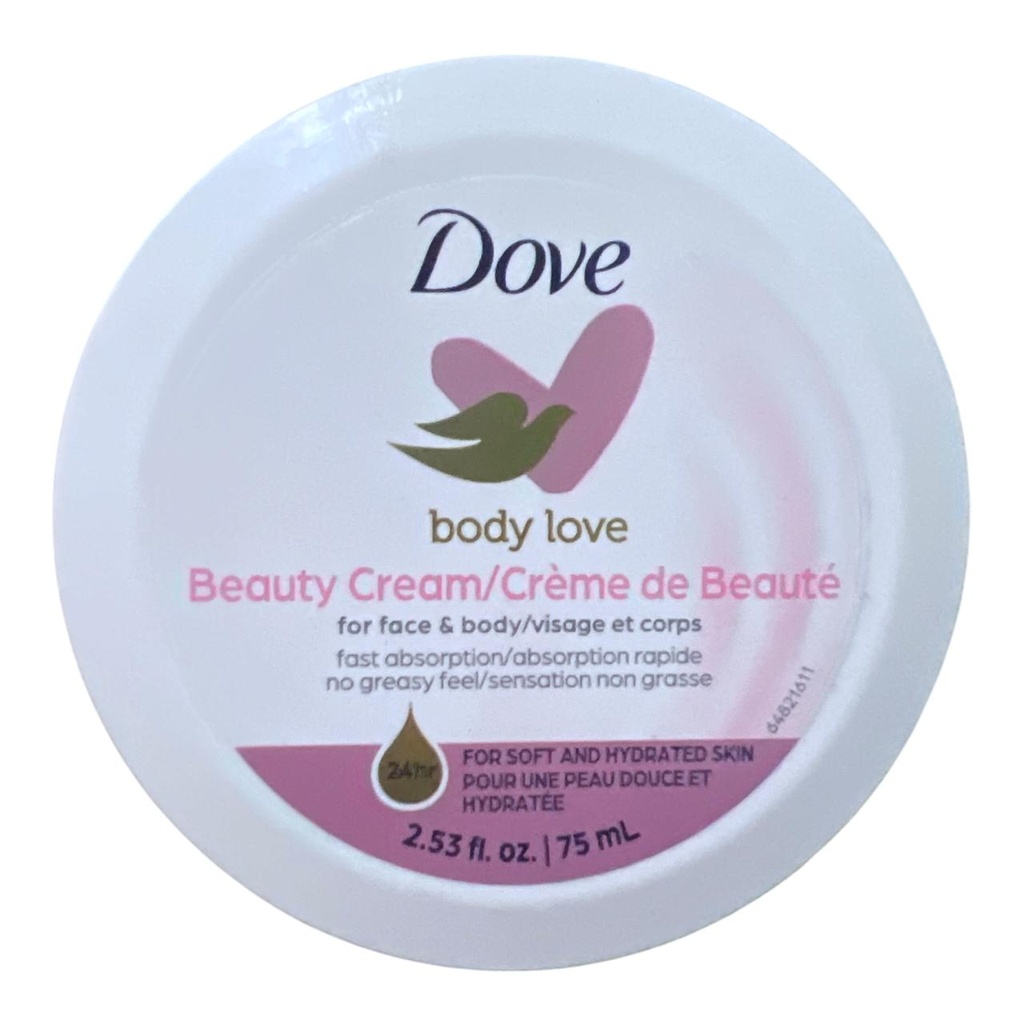 DOVE body love Beaty Cream 2.53oz (75ml)