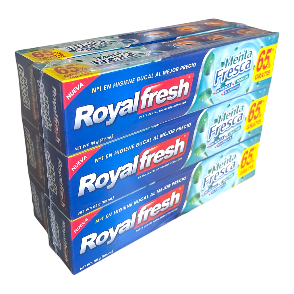 6-Pack Pasta Dental 115g ROYALFRESH Minty Fresh