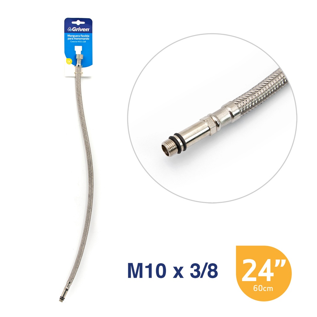 Tubo de Abasto para Monomando 24" GRIVEN