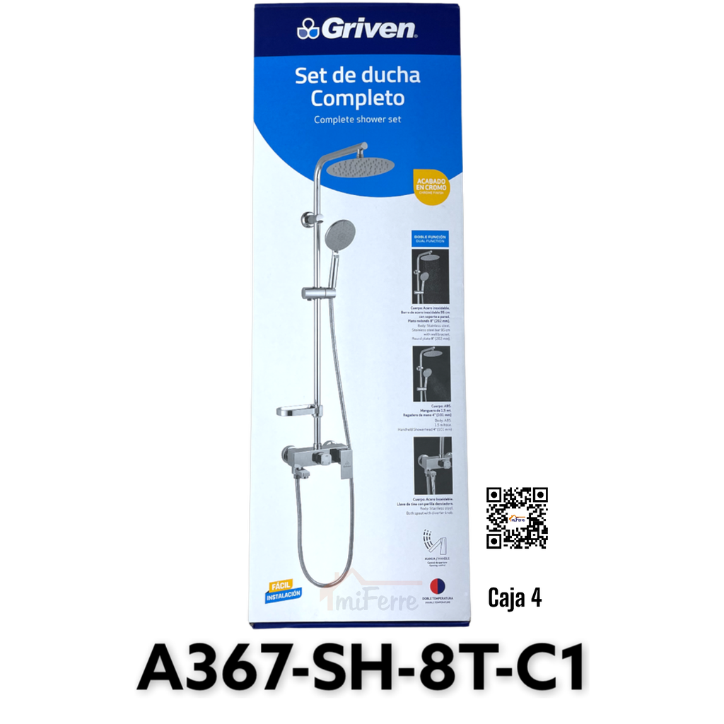 Set de Ducha Completo GRIVEN