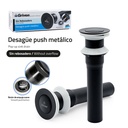 PO Plug Metalico Sin Rebosadero GRIVEN Black Series