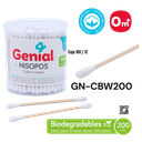 Hisopos 200pza GENIAL