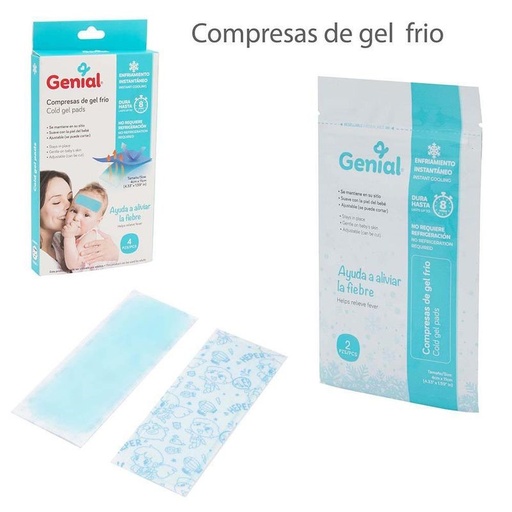 [GN-HY3059C4] Compresas de Gel Frio 4pza GENIAL