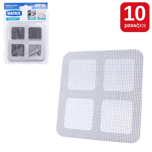 [MT-DG1010] Malla Protectora de Drenaje 10pza MATRIX