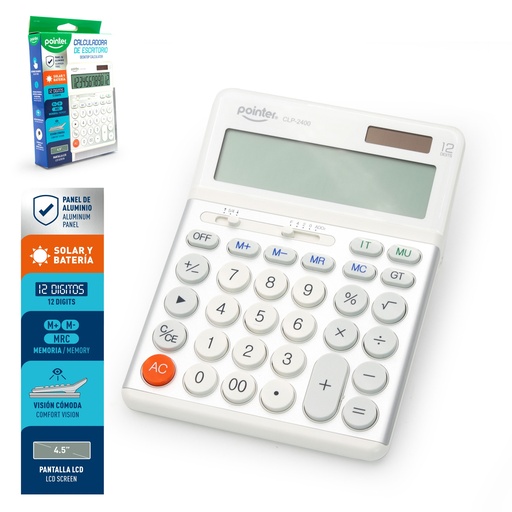 [CLP-2400] Calculadora 12digitos POINTER
