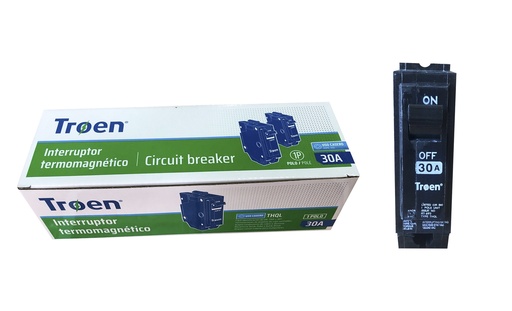[THQL-30A] Breaker Sencillo 30A TROEN