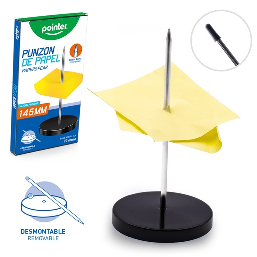 [B14-0068-1] Punzon Sujeta Papel POINTER