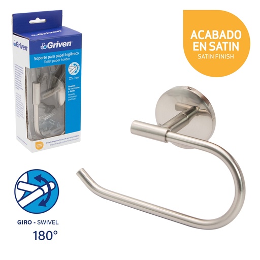 [GV-SF60200-TPH] Soporte para Papel Higienico GRIVEN