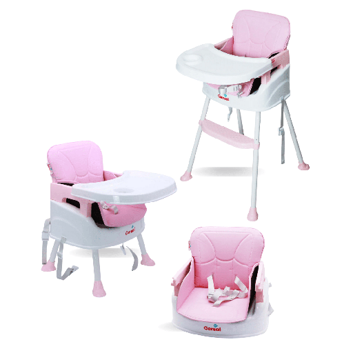 [GN-YSM8808-P] Silla de Comer para Bebe 3en1 GENIAL