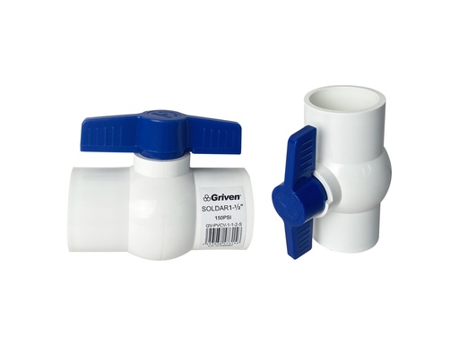 [GV-PVCV-1-1-2-S] Llave de Paso PVC 1-1/2" GRIVEN
