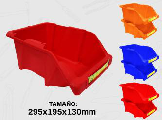 [PH-TL063] Organizador Plastico 295 X 195 X 130mm