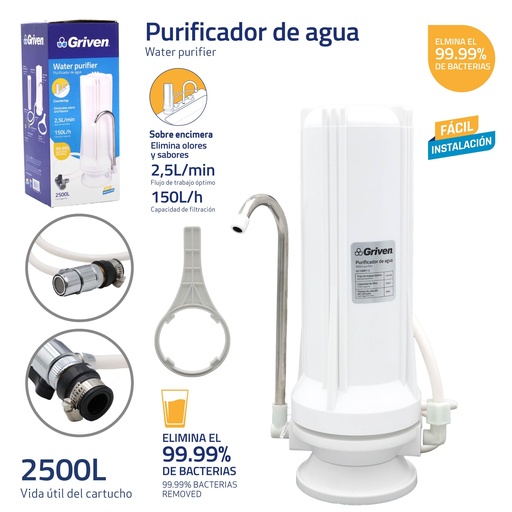 [GV-HWP1-2] Purificador de Agua 2500L GRIVEN
