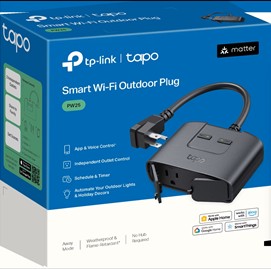 TP-LINK TAPO Smart Wi-Fi Outdoor Plug PW25
