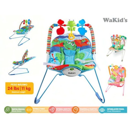 [A-78166] Silla Mecedora para Bebe 24lbs WAKID'S
