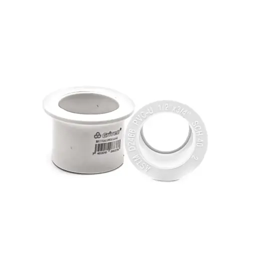 [GV-PVCRB-1-2-3-4] Reduccion PVC 3/4 X 1/2" GRIVEN 20pza